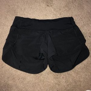 Black Lululemon Shorts - Barely worn